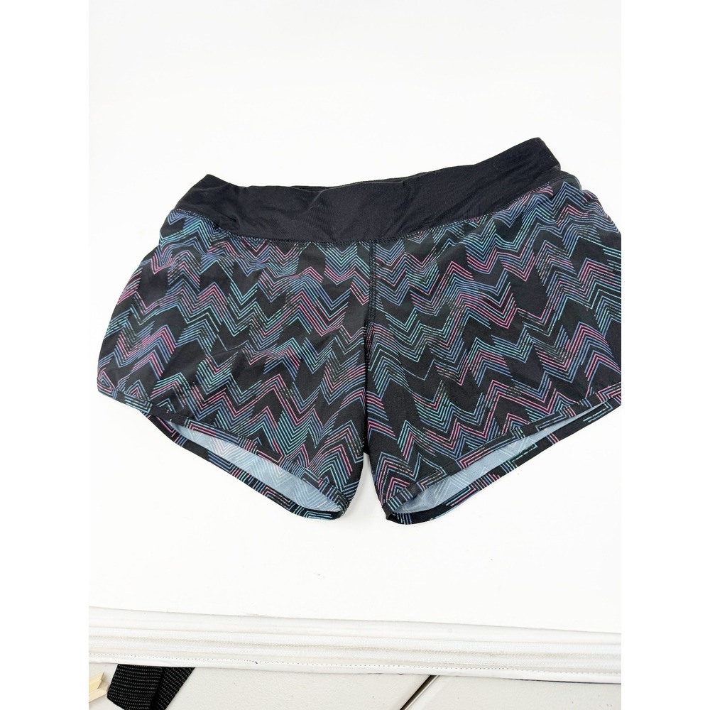 Rabbit Womens Hopper‎ 4" Short Low Rise Lightweight Pull On Ultramarine Size MD - Picture 3 of 6